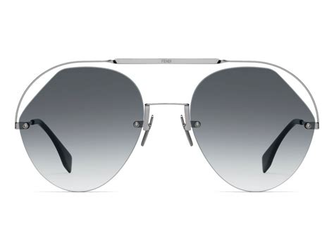 Fendi FF 0326/S KB7/9O Sunglasses in Silver